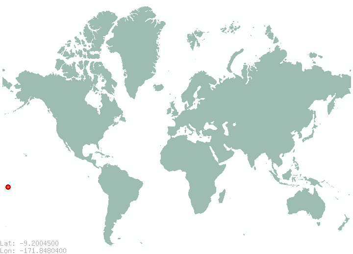 Nukunonu in world map
